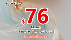 2022年1月19日的Powerball结果：有三名玩家赢得了第二奖。